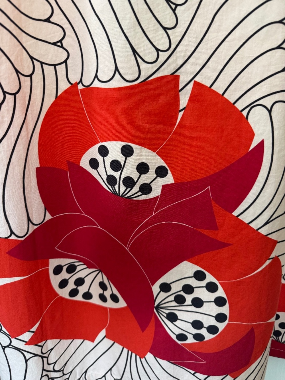 NWT, FRANCES VALENTINE, MINNOW DRESS IN DARLING JAPANESE POPPY PRINT - Picture 9 of 16